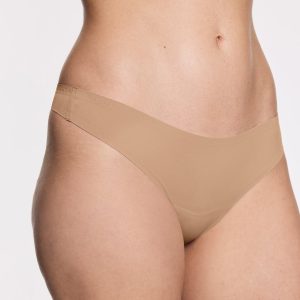 No Show Thong Fawn